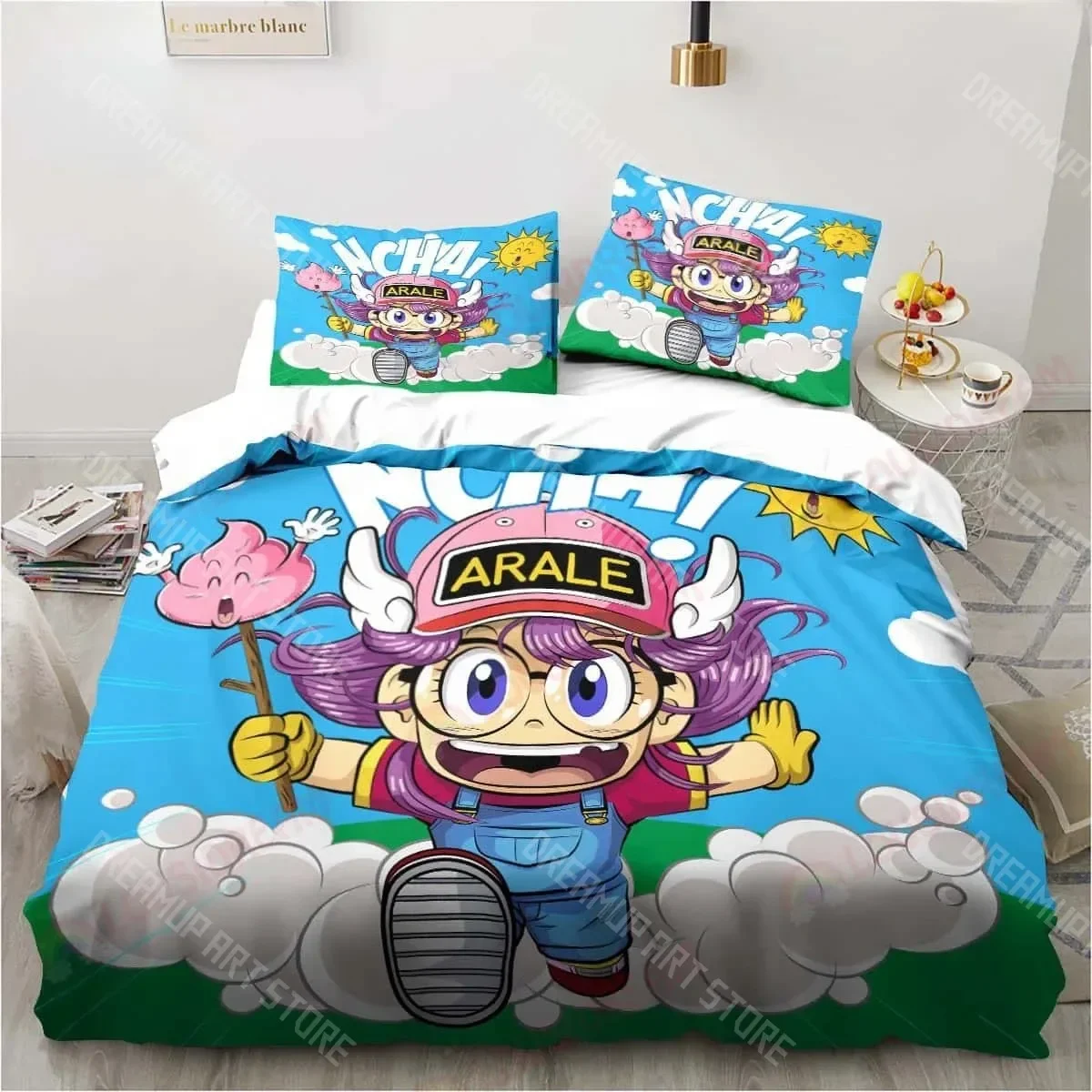 Комплект постельного белья с 3D мультфильмом DR S-Slump Arale, двойной комплект детского постельного белья King Twin, комплекты пододеяльников из микрофибры или полиэстера
Комплект постельного белья с 3D мультфильмом DR S-Slump Arale, двойной комплект детского постельного белья King Twin, комплекты пододеяльников из микрофибры или полиэстера