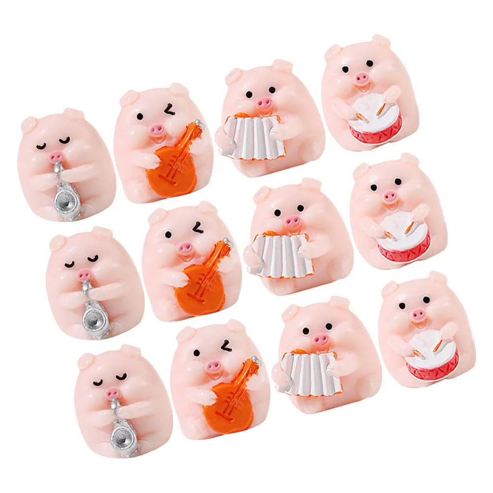 12pcs Mini Resin Pig Figurines Micro Landscape Ornament Tiny Animal Statues Garden Decorations Cartoon Accessories
12pcs Mini Resin Pig Figurines Micro Landscape Ornament Tiny Animal Statues Garden Decorations Cartoon Accessories