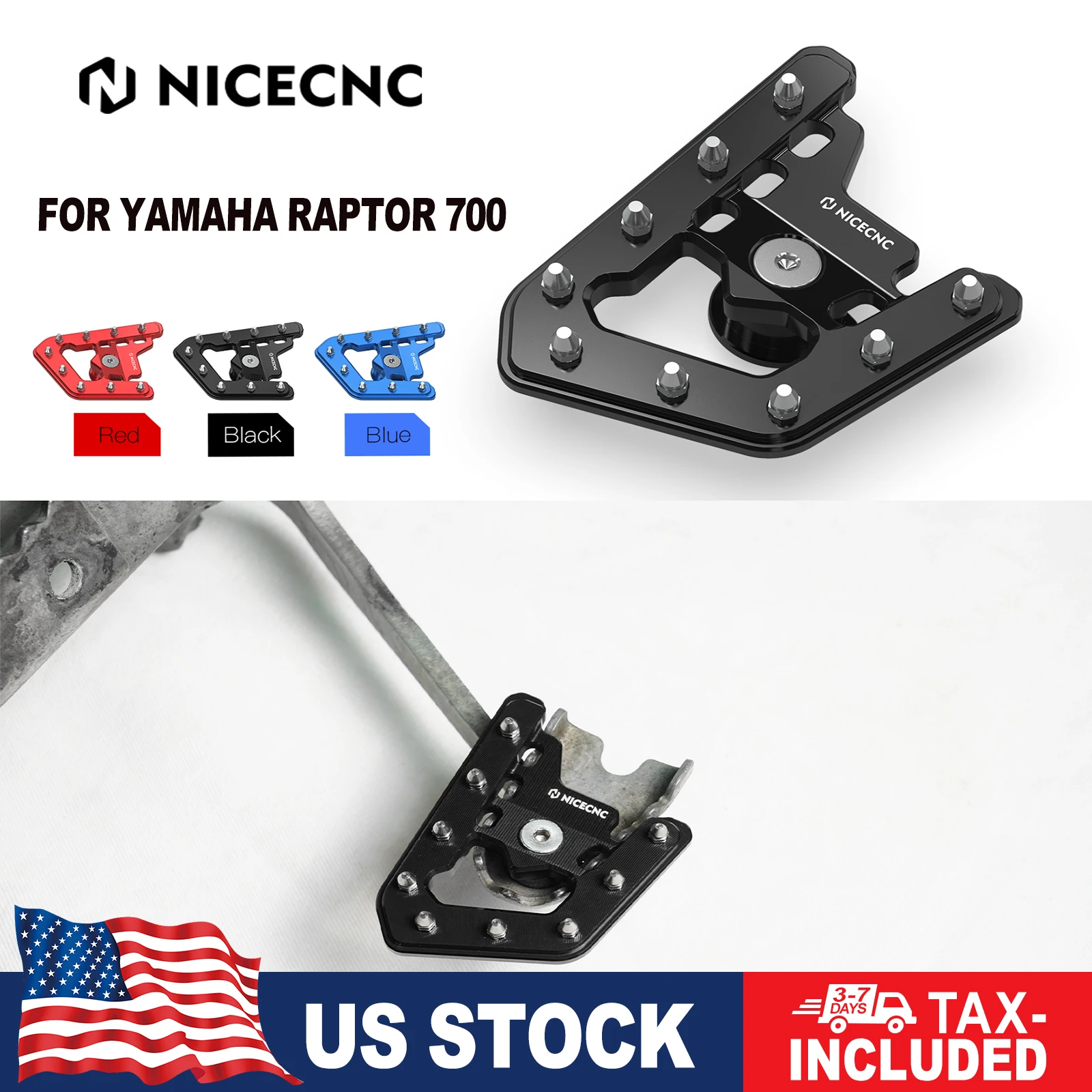 NICECNC Raptor 700, удлинитель рычага заднего тормоза для Yamaha Raptor 700 2006-2012 6061-T6, алюминиевый квадроцикл с ЧПУ
NICECNC Raptor 700, удлинитель рычага заднего тормоза для Yamaha Raptor 700 2006-2012 6061-T6, алюминиевый квадроцикл с ЧПУ