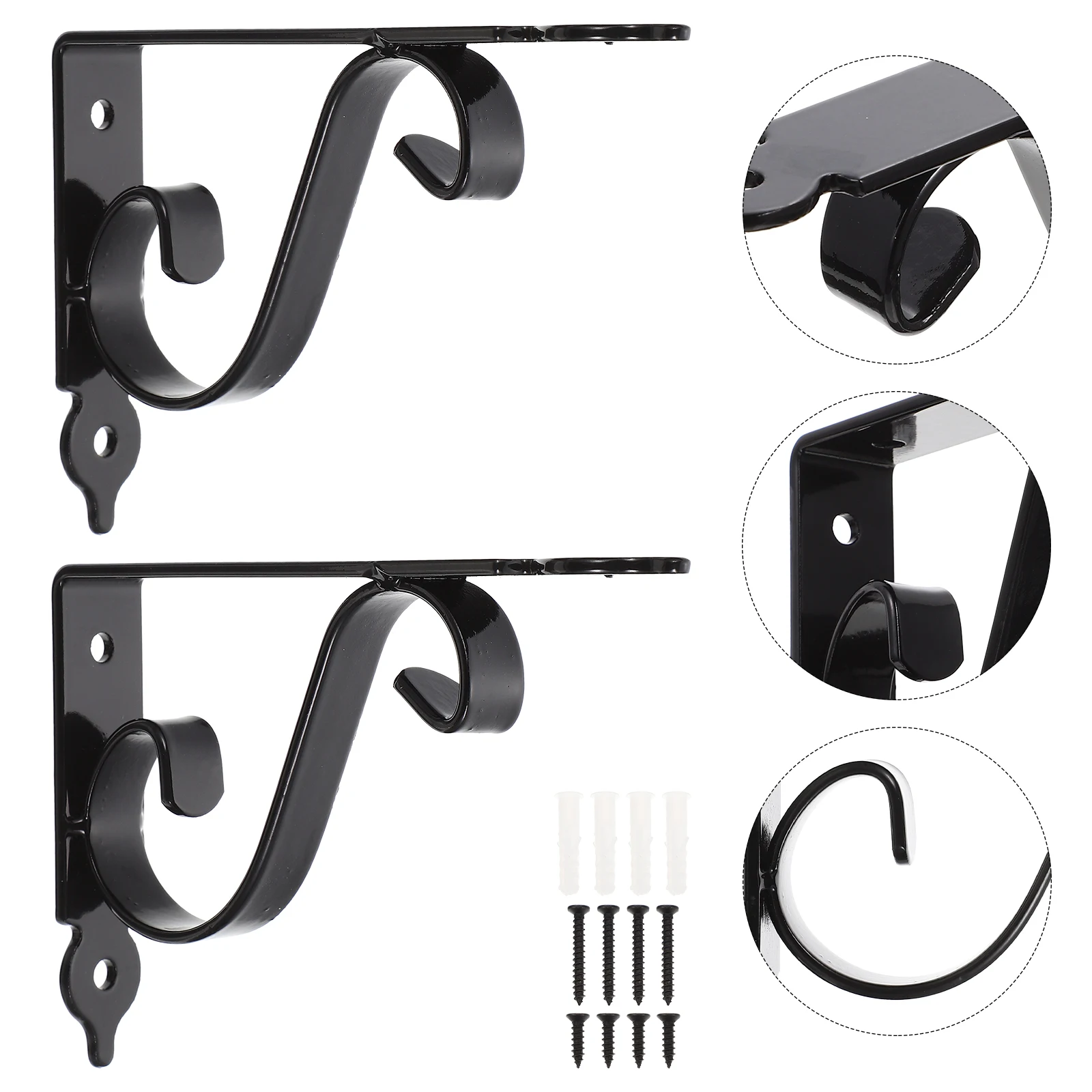 2 Sets Bearing Frame Wall Shelf Heavy Duty Corner Brace Decorate Supports Decorative Brackets Iron Angle Floating Metal
2 Sets Bearing Frame Wall Shelf Heavy Duty Corner Brace Decorate Supports Decorative Brackets Iron Angle Floating Metal