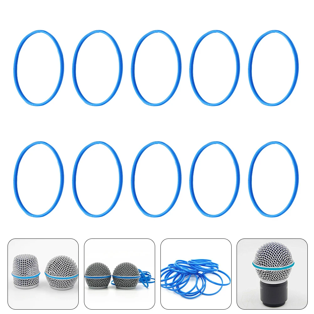 10Pcs Microphone Grille Ring Rubber Reasonable Structure Practical Microphone Protection Ring
10Pcs Microphone Grille Ring Rubber Reasonable Structure Practical Microphone Protection Ring