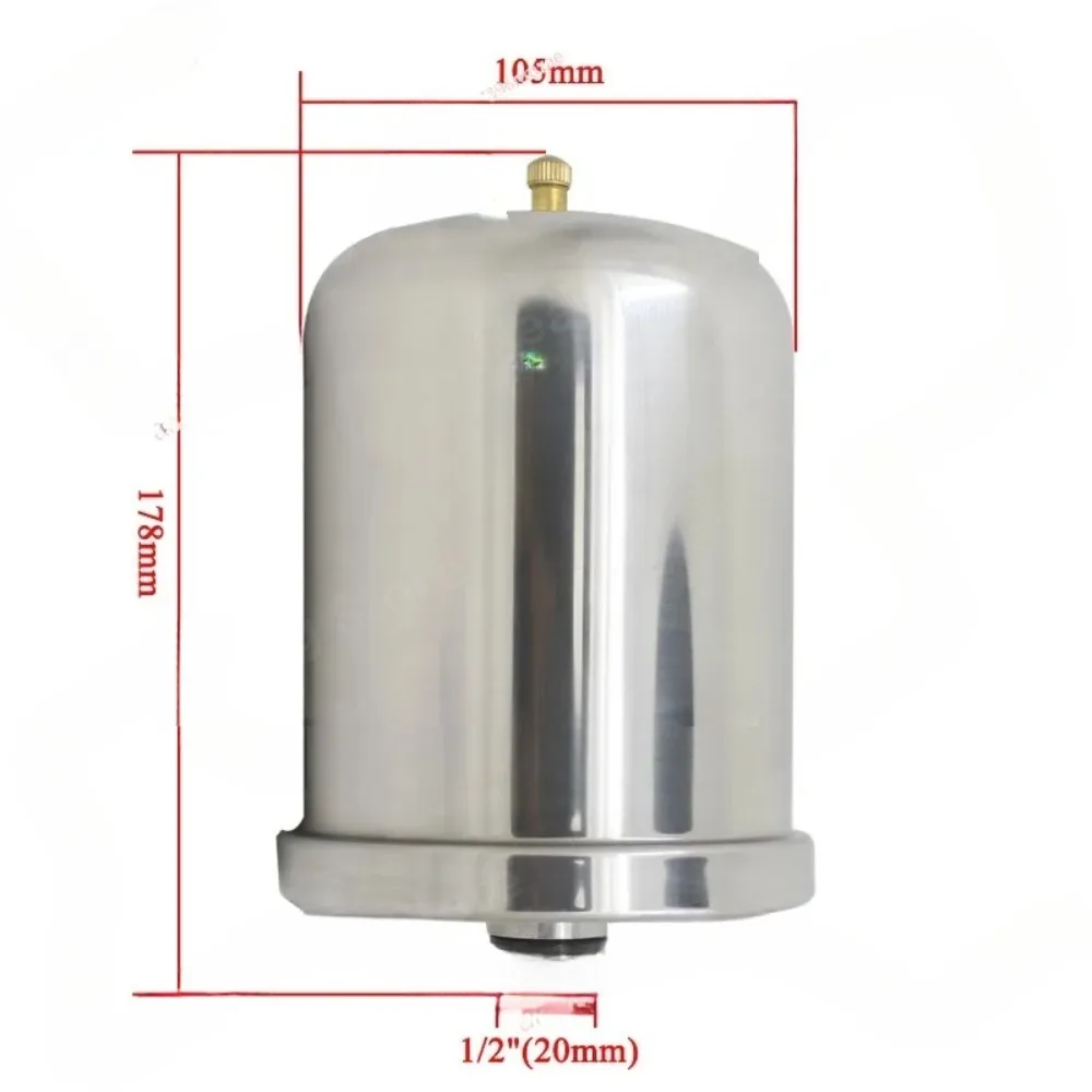 2L Pressure tank vessel expansion for domestic waterworks pump membrane drinking water steel water unit pressure boiler 1pcs
2L Pressure tank vessel expansion for domestic waterworks pump membrane drinking water steel water unit pressure boiler 1pcs