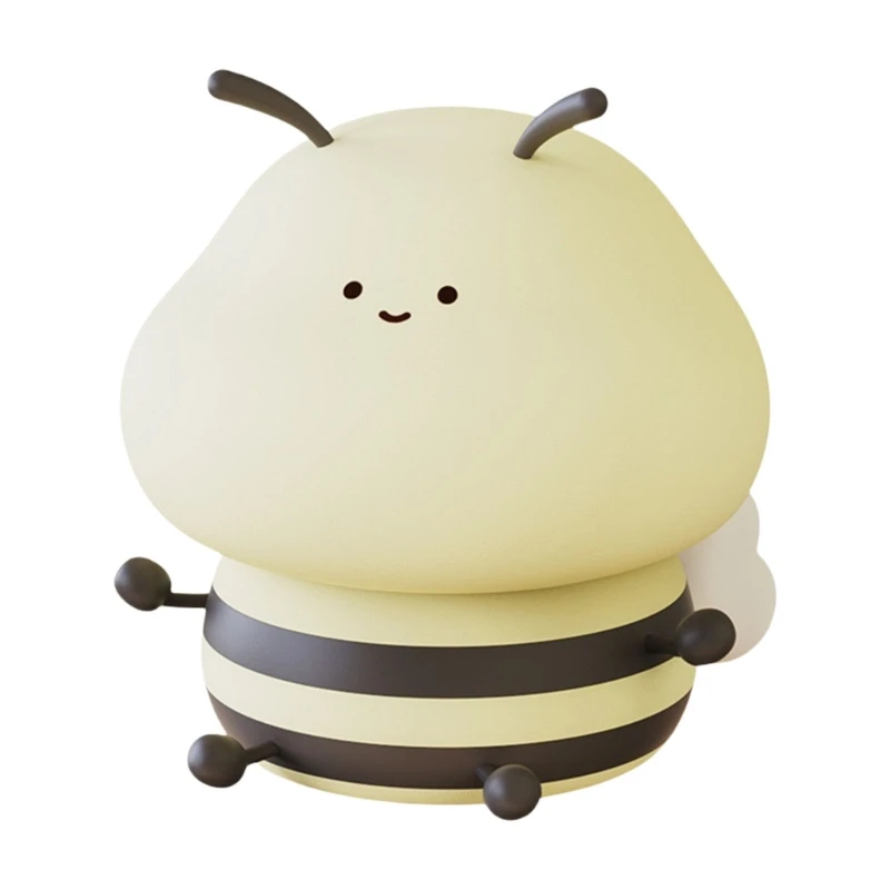 Soft Silicone Little Bees Lamp Kids Dimmable Night Light USB Rechargeable Bedside Lamp Suitable for Nursery and Bedroom
Soft Silicone Little Bees Lamp Kids Dimmable Night Light USB Rechargeable Bedside Lamp Suitable for Nursery and Bedroom