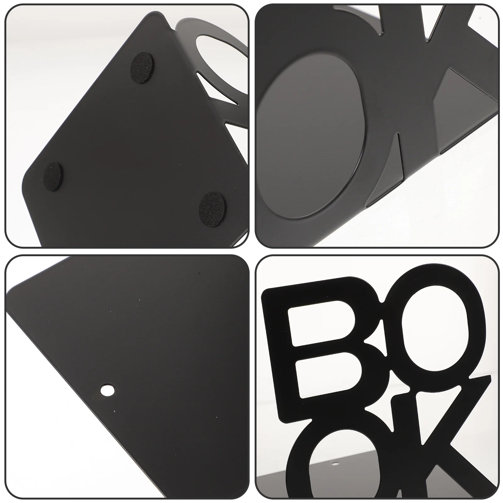 4Pcs Metal Bookend Stable Iron Book Holder for Study Office Home Decorative Book Organizer Delicate Bookend Decorative Books
4Pcs Metal Bookend Stable Iron Book Holder for Study Office Home Decorative Book Organizer Delicate Bookend Decorative Books