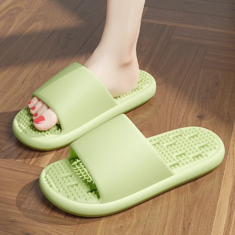 Neutral Bathroom Quick-drying Hollow Out Massage Slippers Soft Light EVA Non-slip Home Slides Comfort Breathable Sandal Slippers
Neutral Bathroom Quick-drying Hollow Out Massage Slippers Soft Light EVA Non-slip Home Slides Comfort Breathable Sandal Slippers