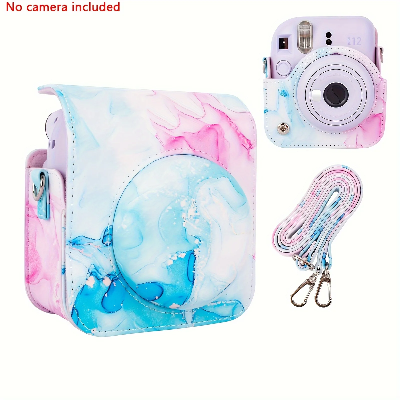 1 комплект защитного чехла для Instant Camera Mini 12, сумка для переноски с регулируемым плечевым ремнем — камера в комплект не входит
1 комплект защитного чехла для Instant Camera Mini 12, сумка для переноски с регулируемым плечевым ремнем — камера в комплект не входит