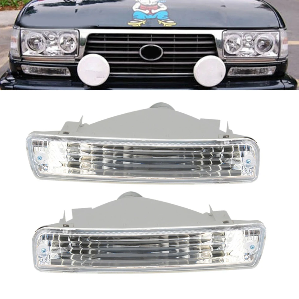 2 шт. автомобильный передний бампер указатель поворота для Toyota Land Cruiser 80 Series 1991-1998 LC80 FJ80 FZJ80 HDJ80 HZJ80 4500 4.5L-A28K
2 шт. автомобильный передний бампер указатель поворота для Toyota Land Cruiser 80 Series 1991-1998 LC80 FJ80 FZJ80 HDJ80 HZJ80 4500 4.5L-A28K