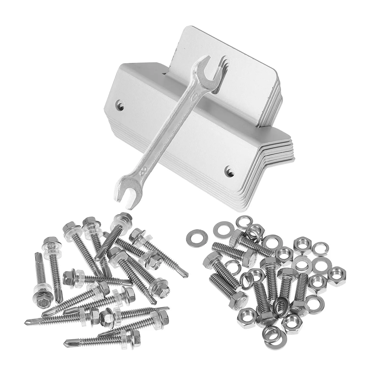 8Pcs Solar Panel Brackets for Rv Roof Mounting Z Clips Heavy Duty Alloy for Outdoor Motorhome Use Z Bracket
8Pcs Solar Panel Brackets for Rv Roof Mounting Z Clips Heavy Duty Alloy for Outdoor Motorhome Use Z Bracket