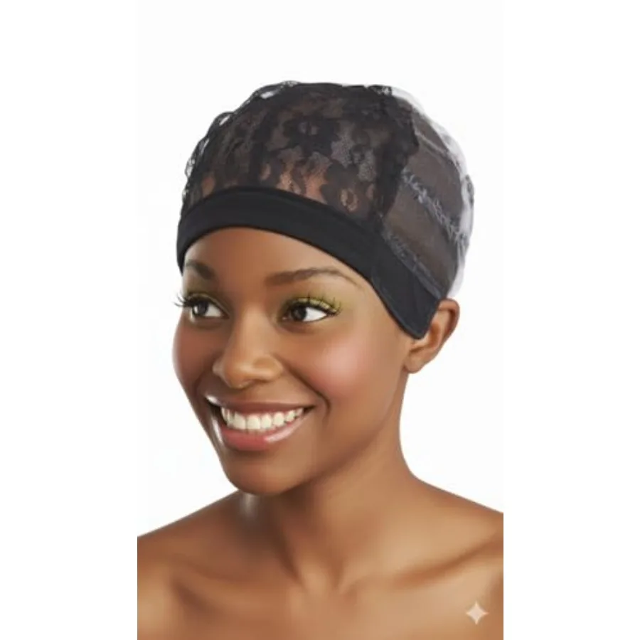 DONNA Adjustable Capless Lace Wig Cap, Wig Head Wig Caps for Women Hair Bonnet for Sleeping Hair Net, 1pc
DONNA Adjustable Capless Lace Wig Cap, Wig Head Wig Caps for Women Hair Bonnet for Sleeping Hair Net, 1pc