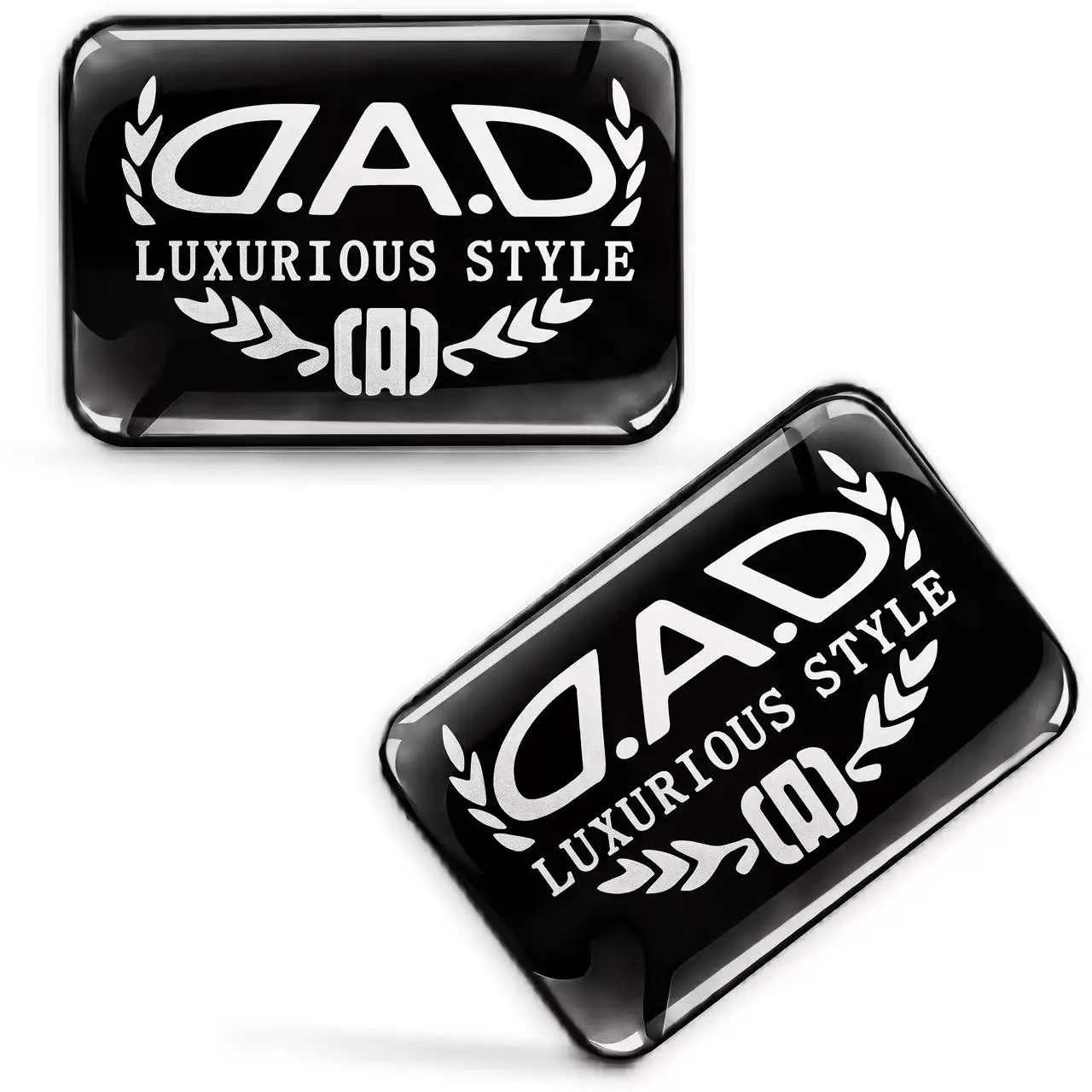 Set of 2 D.A.D Car Motorcycle helmet Stickers, Elegant VIP Automotive Badges, Emblems, And Decals for Any Vehicle
Set of 2 D.A.D Car Motorcycle helmet Stickers, Elegant VIP Automotive Badges, Emblems, And Decals for Any Vehicle