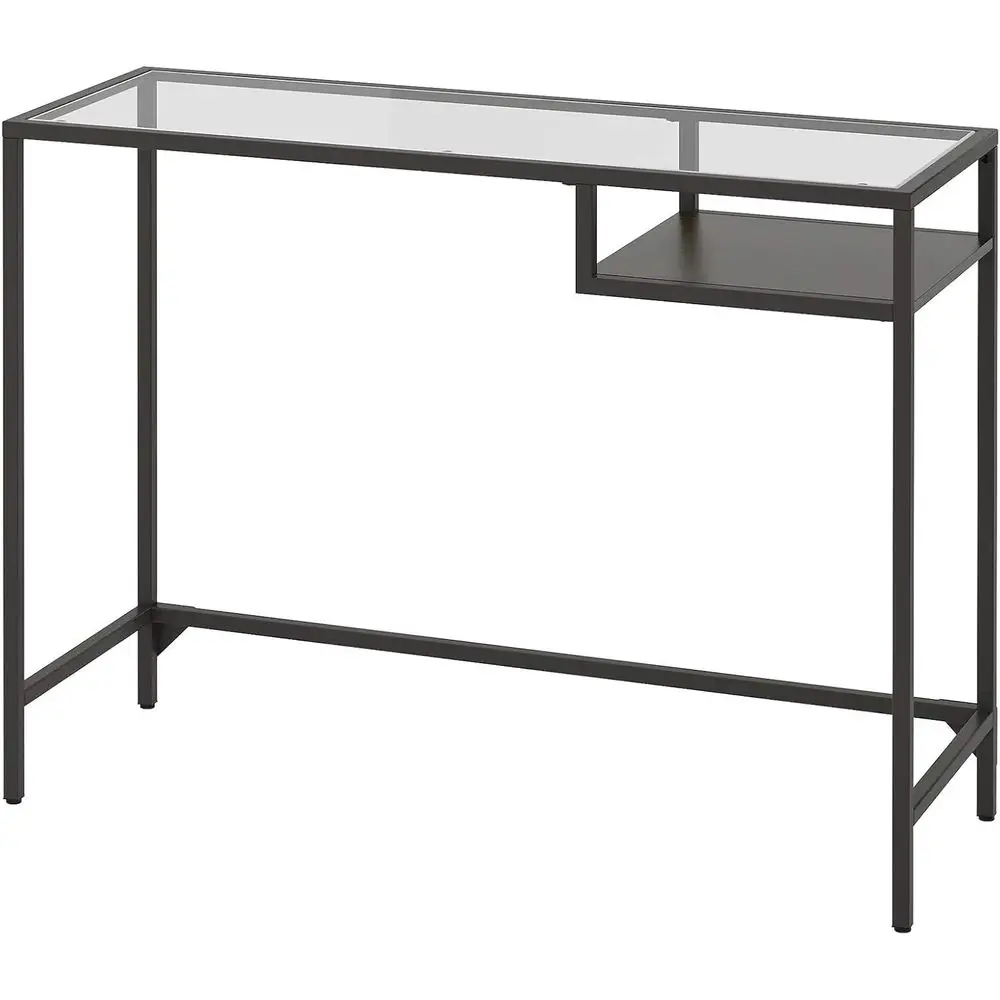 Laptop Desk, Black-Brown/Glass, 100x36 cm (39.375x14.125)
Laptop Desk, Black-Brown/Glass, 100x36 cm (39.375x14.125)