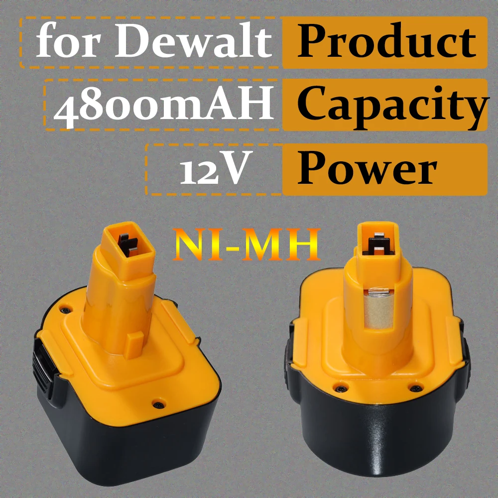 for Dewalt 12V Battery 4.8Ah DC9071 DW9072 DW9071 DE9074 DE9037 DE9071 DE9072 DE9075 12 Volt Battery Cordless Power
for Dewalt 12V Battery 4.8Ah DC9071 DW9072 DW9071 DE9074 DE9037 DE9071 DE9072 DE9075 12 Volt Battery Cordless Power