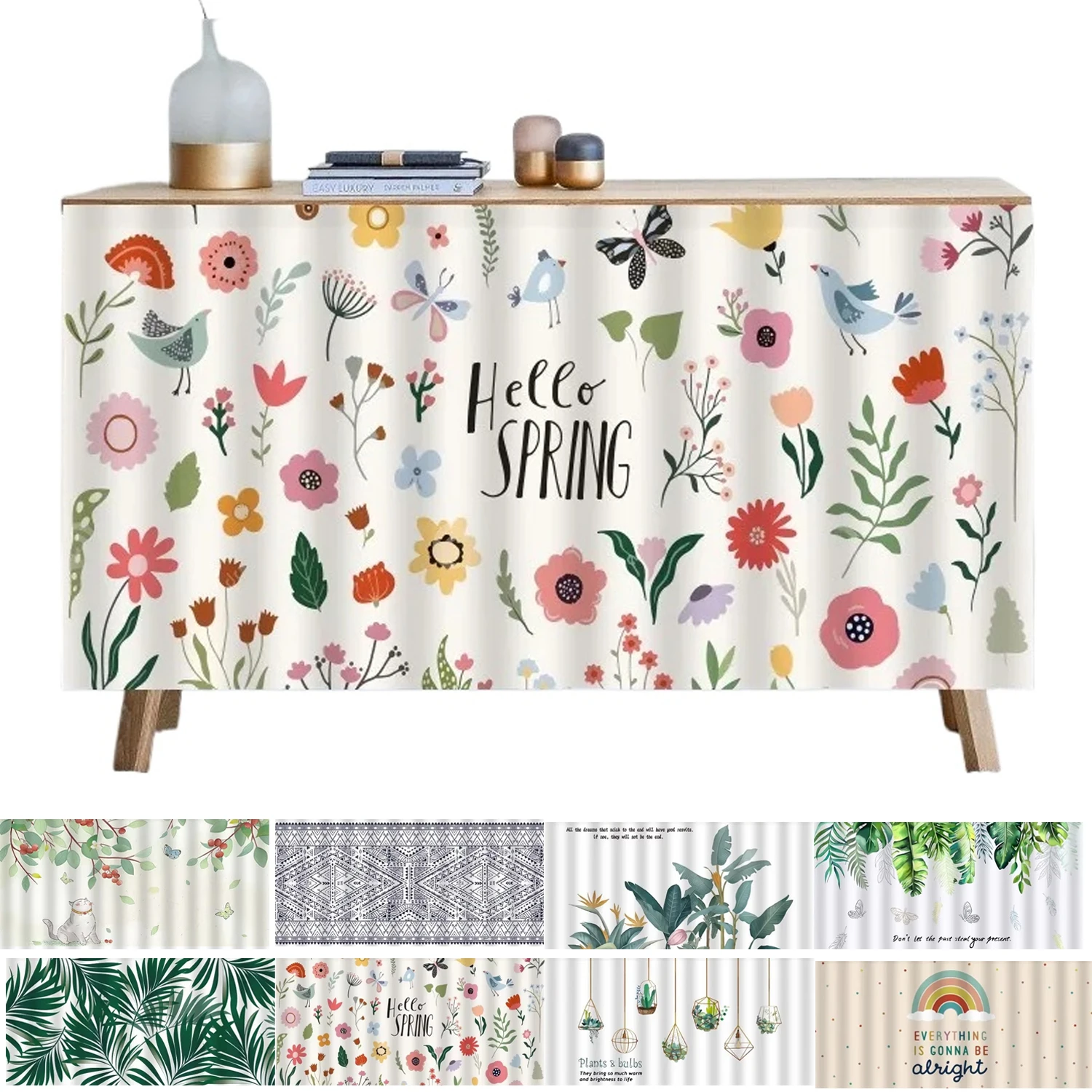 Single Piece Leaf Pattern Floral Printed Kitchen Curtain Dustproof and Clutter-Hiding Small Window Curtain for Living Room가림막 커튼
Single Piece Leaf Pattern Floral Printed Kitchen Curtain Dustproof and Clutter-Hiding Small Window Curtain for Living Room가림막 커튼