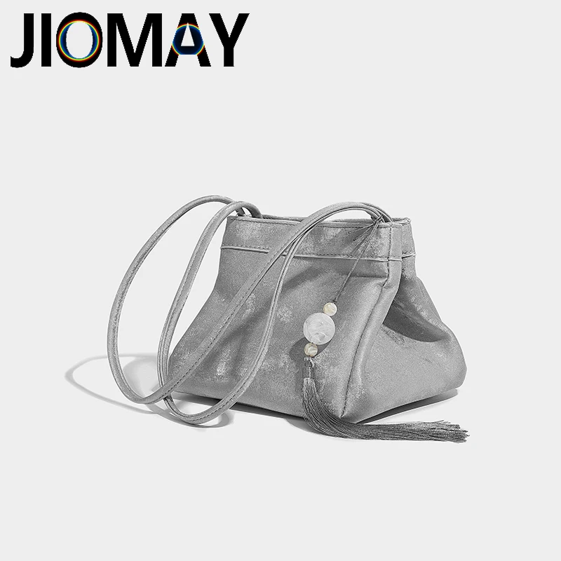 JIOMAY Solid Color Retro Style Shoulder Bag Personalized Design Tote Bag Tassel Pendant Crossbody Purse for Women Square Bag
JIOMAY Solid Color Retro Style Shoulder Bag Personalized Design Tote Bag Tassel Pendant Crossbody Purse for Women Square Bag