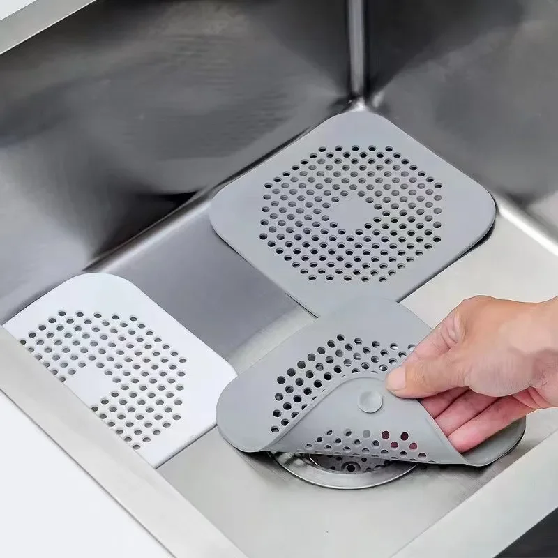 Square silicone absorbent drain for drains, kitchens, bathrooms and showers to prevent sinks from clogging the drain
Square silicone absorbent drain for drains, kitchens, bathrooms and showers to prevent sinks from clogging the drain