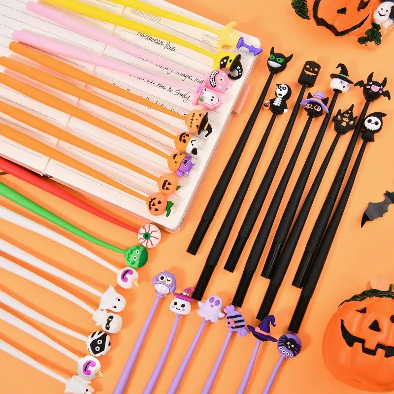 5/10/15/20 Pcs Cartoon Halloween Gel Pen Cute Pumpkin Bat Ghost Shape Neutral Pen School Office Supplies Student Stationery Gift
5/10/15/20 Pcs Cartoon Halloween Gel Pen Cute Pumpkin Bat Ghost Shape Neutral Pen School Office Supplies Student Stationery Gift