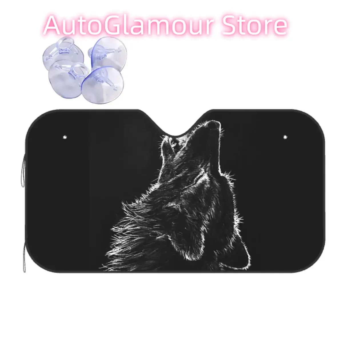 Wolf Windshield Sunshade Fashion Car Front Window Visor 76x140cm Sunshade Visor Blinds Sun Shade Protect
Wolf Windshield Sunshade Fashion Car Front Window Visor 76x140cm Sunshade Visor Blinds Sun Shade Protect