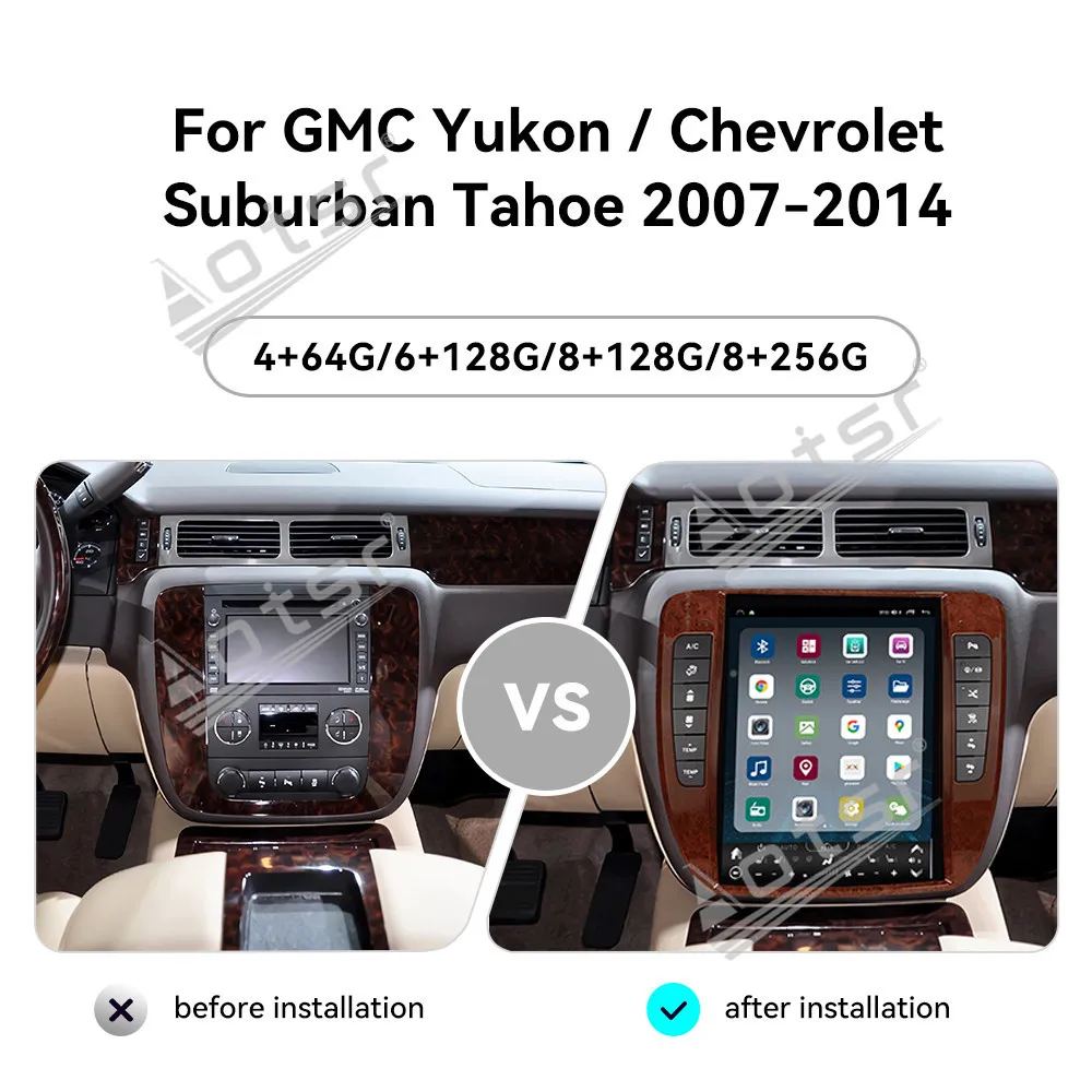 12,1-дюймовый HD-вертикальный экран Автомобильный радиоприемник для Chevrolet GMC 2007-2014 Автомобильный мультимедийный видеоплеер GPS-навигация Carplay Unit DSP
12,1-дюймовый HD-вертикальный экран Автомобильный радиоприемник для Chevrolet GMC 2007-2014 Автомобильный мультимедийный видеоплеер GPS-навигация Carplay Unit DSP