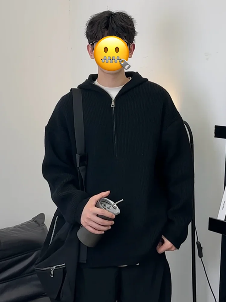 Мужская осенняя толстовка на молнии в американском стиле, плотная, свободного кроя, вязаная, с вертикальными полосками, свитер-кардиган
Мужская осенняя толстовка на молнии в американском стиле, плотная, свободного кроя, вязаная, с вертикальными полосками, свитер-кардиган