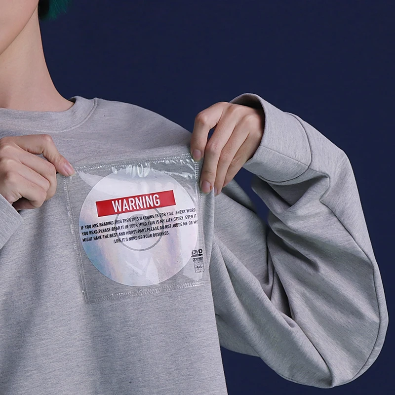 Оригинальный дизайн EOH: прозрачный свитшот из ПВХ с лазерной печатью, длинными рукавами, круглым вырезом, свободного кроя, в уличном стиле.
Оригинальный дизайн EOH: прозрачный свитшот из ПВХ с лазерной печатью, длинными рукавами, круглым вырезом, свободного кроя, в уличном стиле.