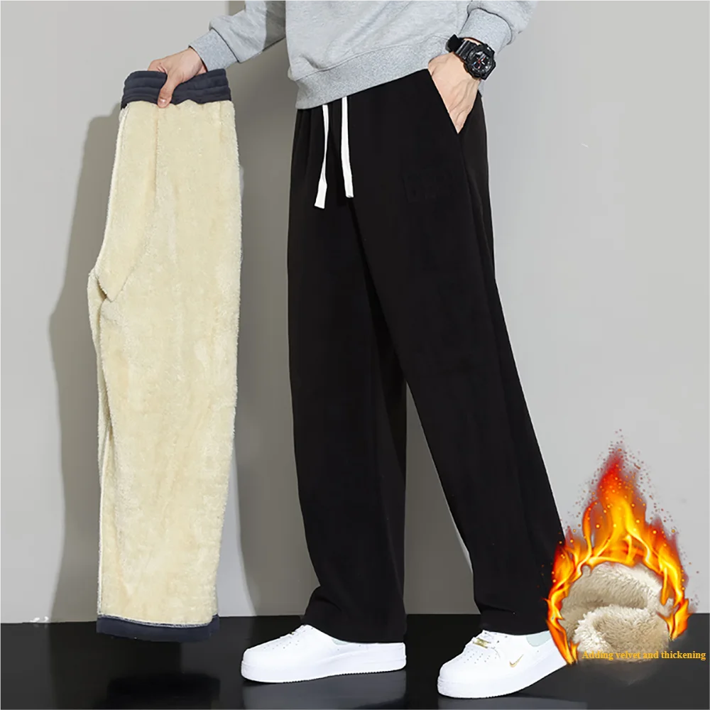 Men's casual pants and thick winter wool-lined multi-functional pants - windproof and warm pants for men in cold weather
Men's casual pants and thick winter wool-lined multi-functional pants - windproof and warm pants for men in cold weather
