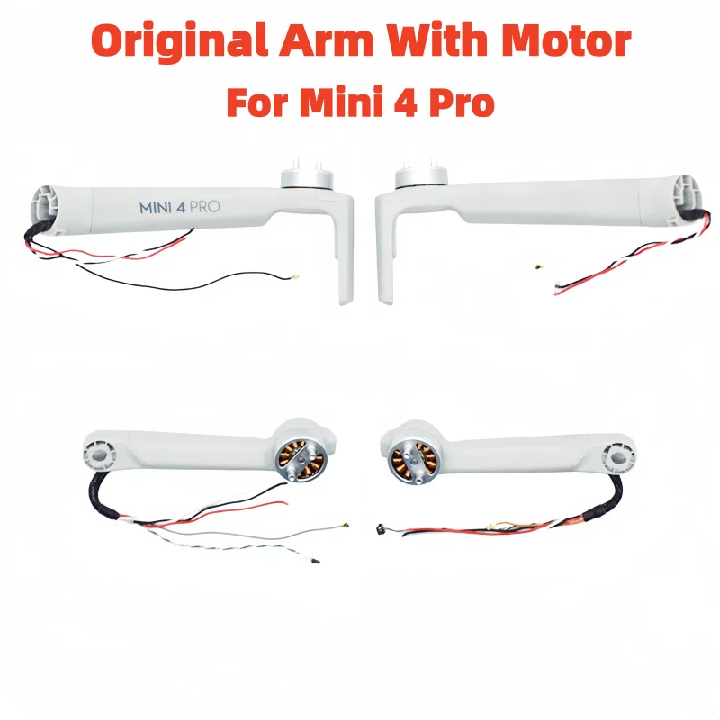 Оригинальный рычаг с двигателем для Mini 4 Pro, левый/правый передний/задний рычаг двигателя, протестированные запасные части Mini 4Pro, замена дрона
Оригинальный рычаг с двигателем для Mini 4 Pro, левый/правый передний/задний рычаг двигателя, протестированные запасные части Mini 4Pro, замена дрона