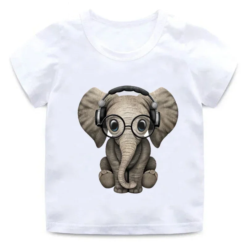 Cute Elephant Riding Motorcycle Print 3D Elephant Boys and Girls Soft Round Neck Casual T-shirt for Children
Cute Elephant Riding Motorcycle Print 3D Elephant Boys and Girls Soft Round Neck Casual T-shirt for Children