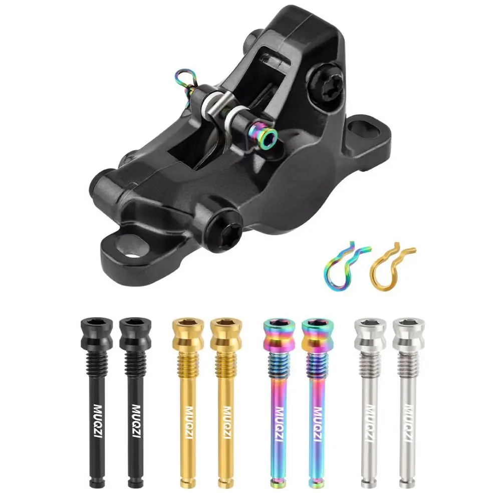 Titanium Disc Brake Pad Bolts M4*26mm Pins Spring Clips Bicycle Disc Brakes Screws Lightweight with Fixing Clip
Titanium Disc Brake Pad Bolts M4*26mm Pins Spring Clips Bicycle Disc Brakes Screws Lightweight with Fixing Clip