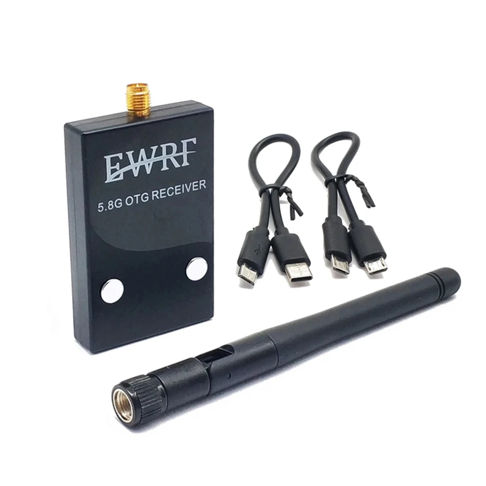 EWRF 5.8GHz 56CH UVC OTG Audio FPV Receiver 720*480 For Android Mobile Phone Tablet Transmitter FPV Drone Receiver