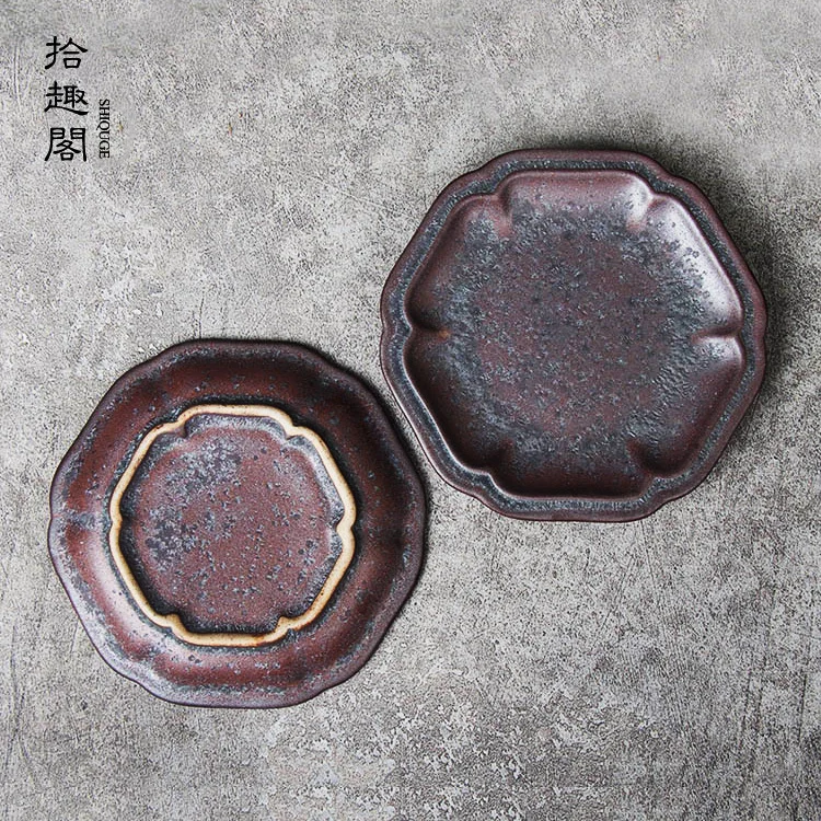Handmade Ceramic Coaster, Coarse Tea Holder, Cup Nostalgic Antique Set Insulation Pad, Kung Fu
Handmade Ceramic Coaster, Coarse Tea Holder, Cup Nostalgic Antique Set Insulation Pad, Kung Fu