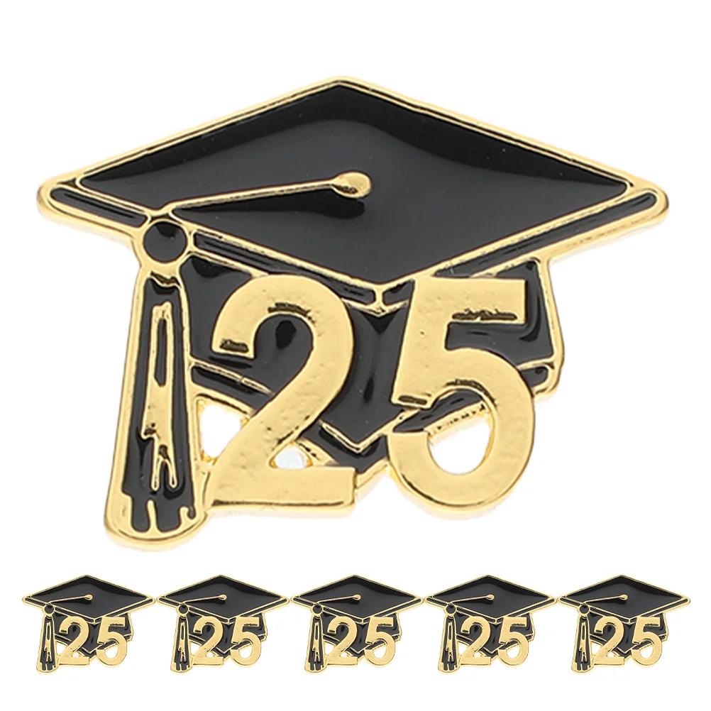 6 Pcs Doctor Hat Brooch Metal Student Cap Charm Elegant Design Zinc Alloy Graduation Exclusive Keepsake Pin Ideal
6 Pcs Doctor Hat Brooch Metal Student Cap Charm Elegant Design Zinc Alloy Graduation Exclusive Keepsake Pin Ideal