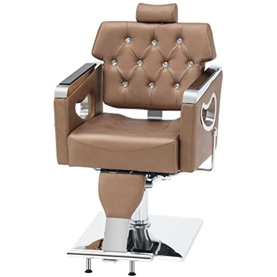 BarberPub Barber Chair Reclining Salon Chair for Hair Stylist, Antique Hair Spa Salon Styling Beauty Equipment 8132 Gold
BarberPub Barber Chair Reclining Salon Chair for Hair Stylist, Antique Hair Spa Salon Styling Beauty Equipment 8132 Gold