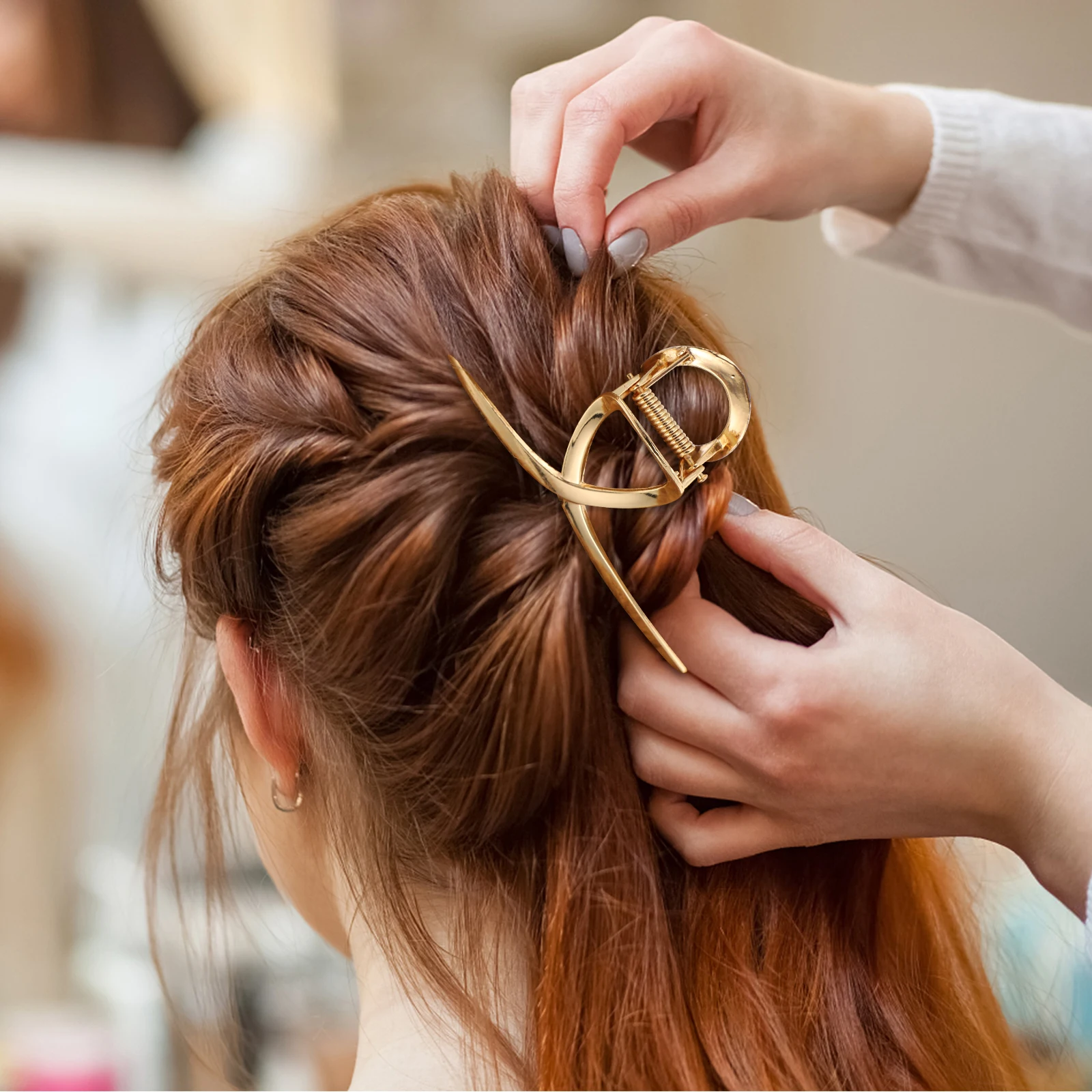 5pcs Shark Claw Clips Alloy Non-Slip Large Decorative Hair Holder Travel Shower Styling Metal Hair Clamp Barrette 
5pcs Shark Claw Clips Alloy Non-Slip Large Decorative Hair Holder Travel Shower Styling Metal Hair Clamp Barrette