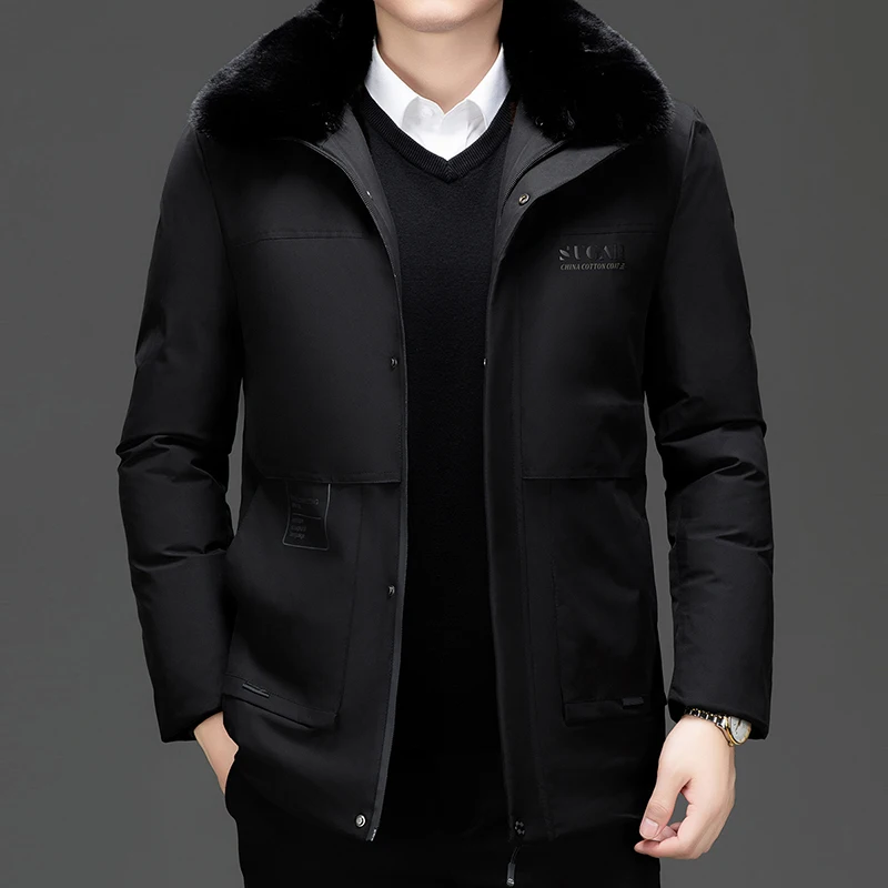 Fashion Warm Jacket Casual Thicken Parka Male Windproof Winter Coats Fur New Winter Men Hooded Parkas Casual Windproof Parka
Fashion Warm Jacket Casual Thicken Parka Male Windproof Winter Coats Fur New Winter Men Hooded Parkas Casual Windproof Parka