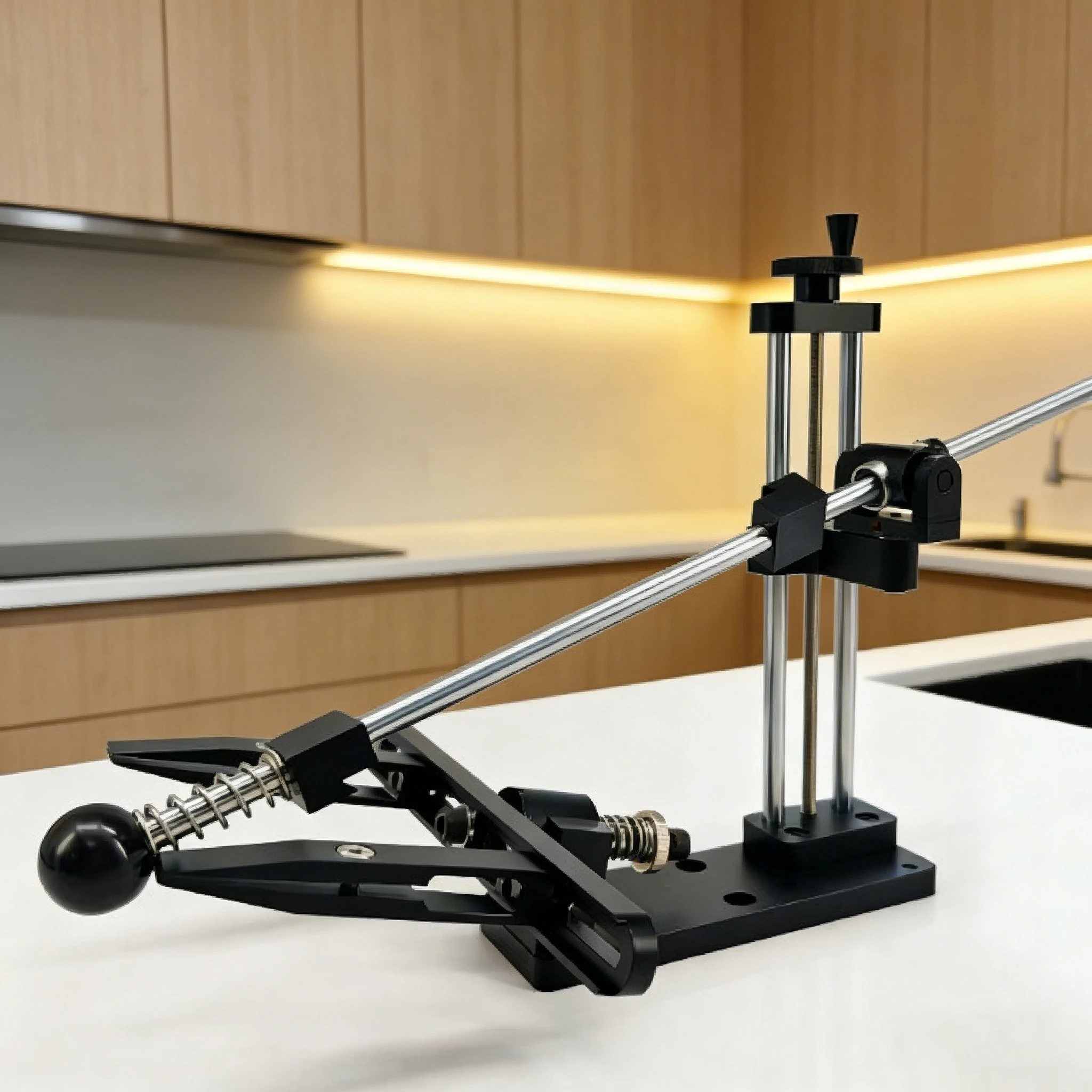 2025 Professional Kitchen Knife Sharpener with Scale Fixed Angle 360° Rotating Sharpening System Adjustable Height for Tools
2025 Professional Kitchen Knife Sharpener with Scale Fixed Angle 360° Rotating Sharpening System Adjustable Height for Tools