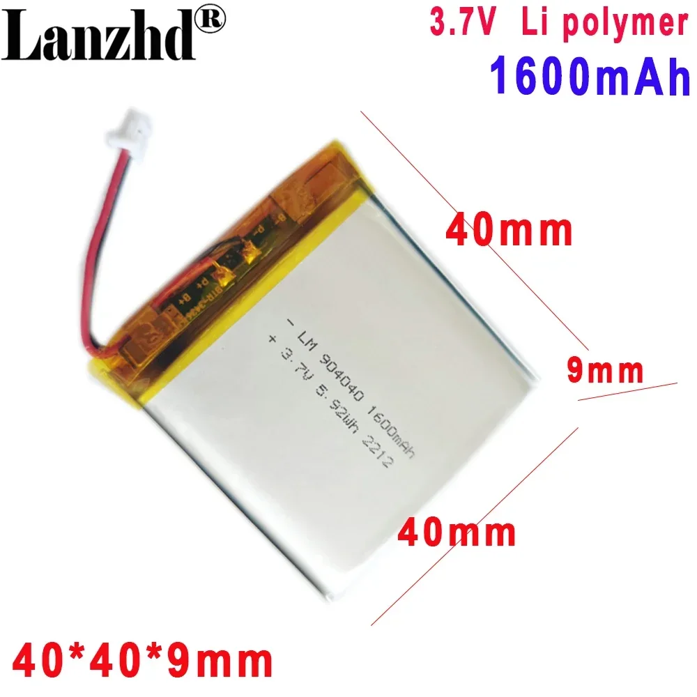 3.7V Polymer battery 904040 For Beauty device Bluetooth speaker Smart home Beauty instrument massage instrument lithium battery
3.7V Polymer battery 904040 For Beauty device Bluetooth speaker Smart home Beauty instrument massage instrument lithium battery