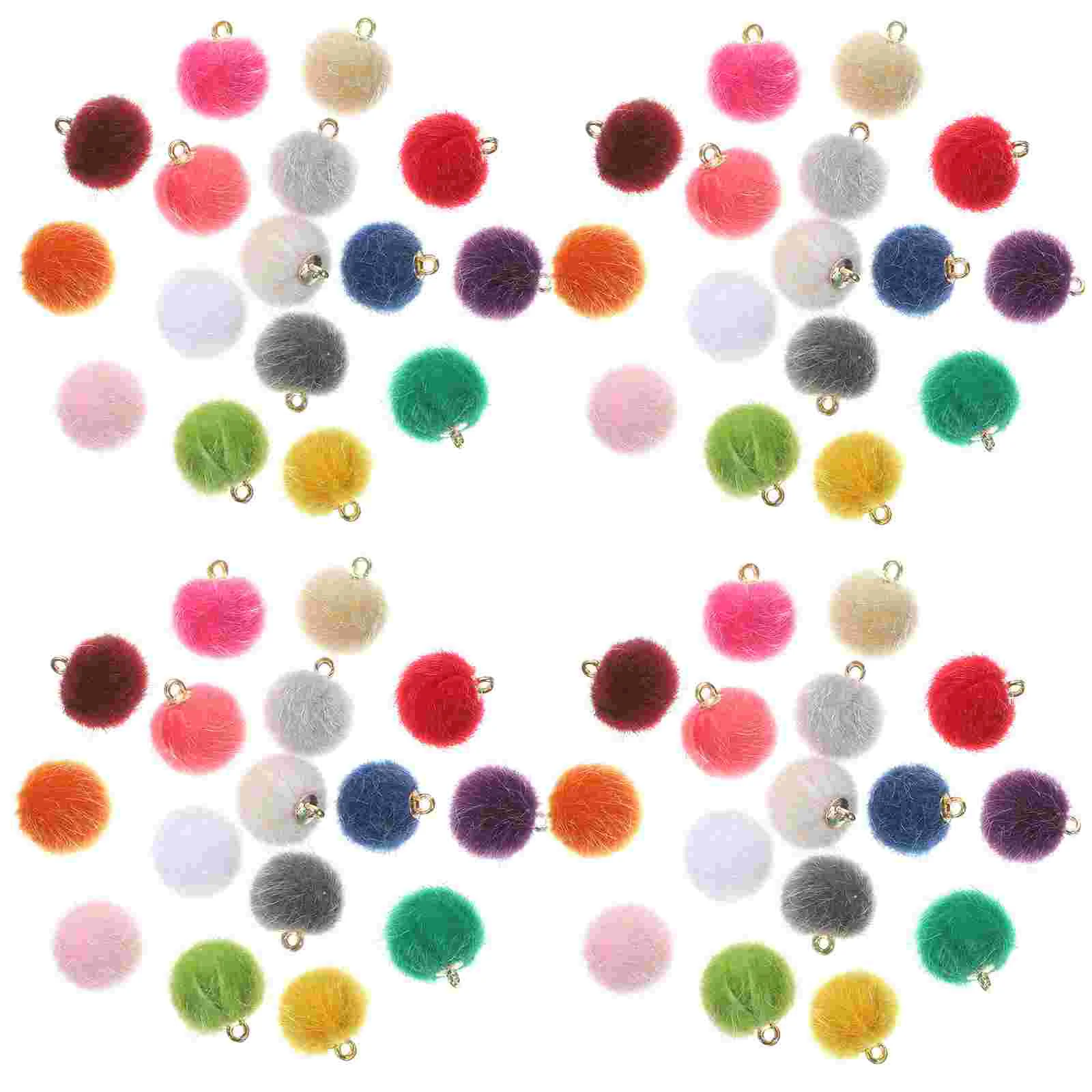 60 Pcs Fluffy Earring Charms Mixed Colors Alloy Polyester Safe Jewelry Making Keychain Accessories Bulk
60 Pcs Fluffy Earring Charms Mixed Colors Alloy Polyester Safe Jewelry Making Keychain Accessories Bulk