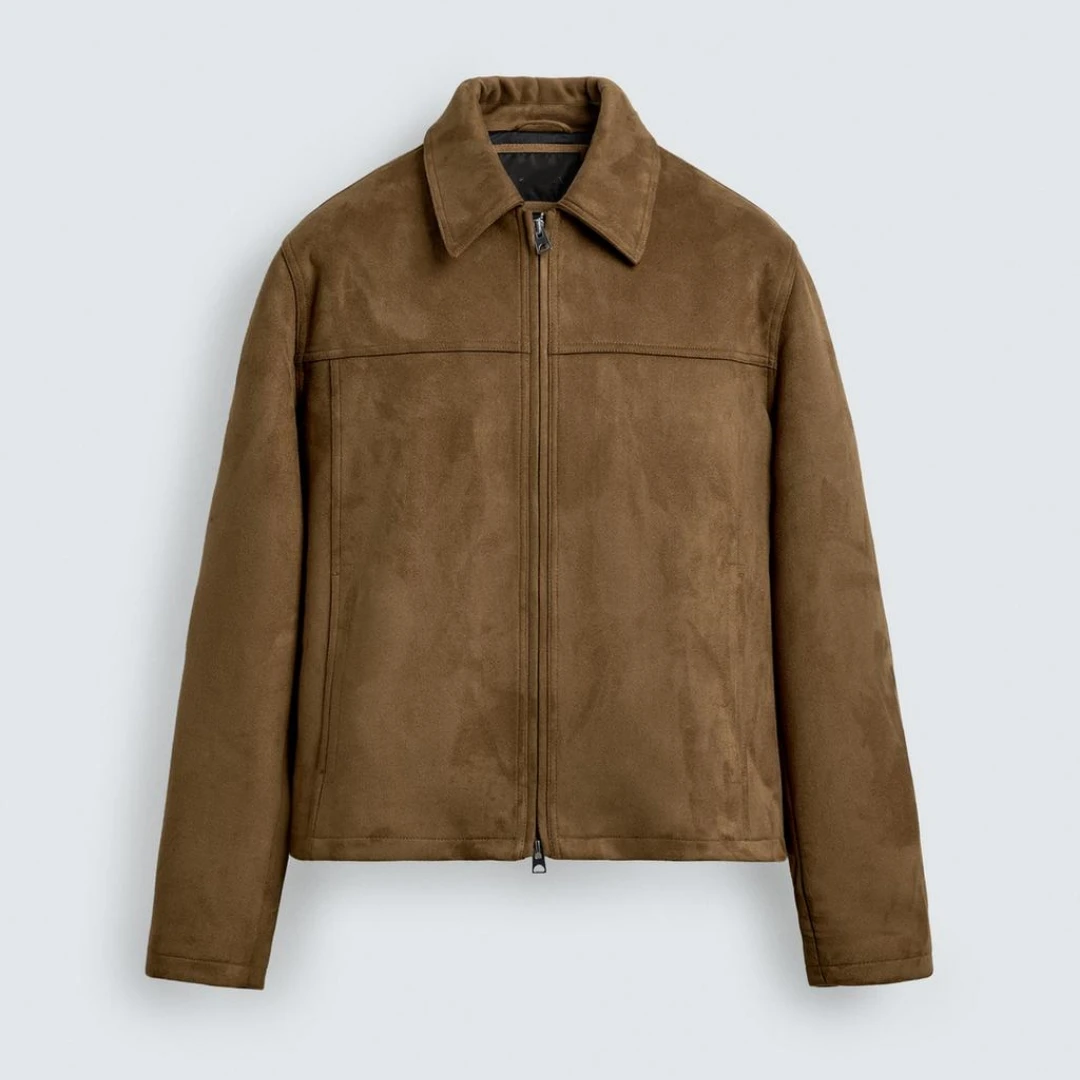 New 2026 Spring Men's Short Zipper Velvet Texture Collar Jacket Casual Style Warmth Outerwear Standard Fit Long Sleeve Coat
New 2026 Spring Men's Short Zipper Velvet Texture Collar Jacket Casual Style Warmth Outerwear Standard Fit Long Sleeve Coat
