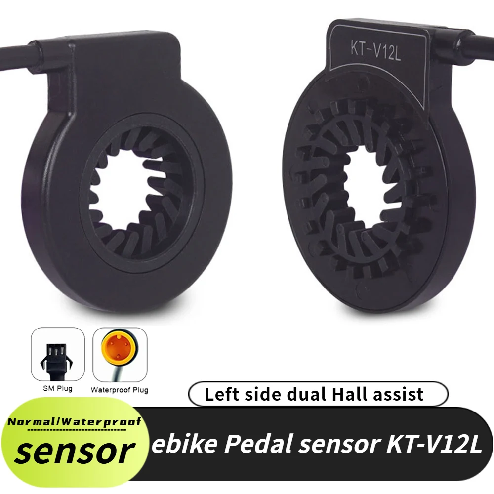 Electric bicycle Left position PAS Sensor KT-V12L Dual Hall Integrated Assistance 12 Magnetic Points SM/Waterproof Plug
Electric bicycle Left position PAS Sensor KT-V12L Dual Hall Integrated Assistance 12 Magnetic Points SM/Waterproof Plug