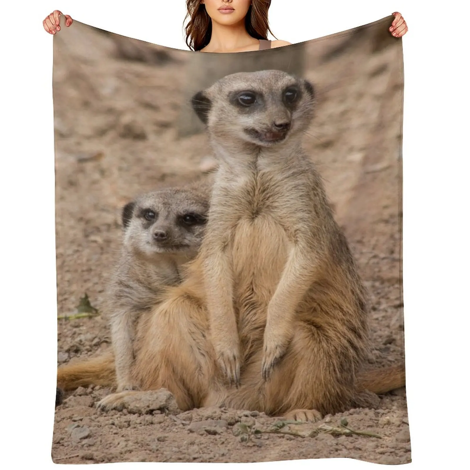 African animals Male and Female Meerkats Throw Blanket Cute cosplay anime Travel Warm Blankets
African animals Male and Female Meerkats Throw Blanket Cute cosplay anime Travel Warm Blankets