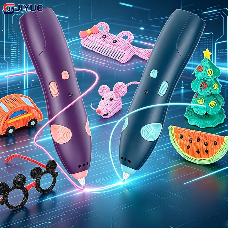 Rechargeable 3D Printing Pen Low Temperature USB Charging 3D Graffiti Pen Toy Gift Wireless for Random 10 Color 5 M consumables
Rechargeable 3D Printing Pen Low Temperature USB Charging 3D Graffiti Pen Toy Gift Wireless for Random 10 Color 5 M consumables