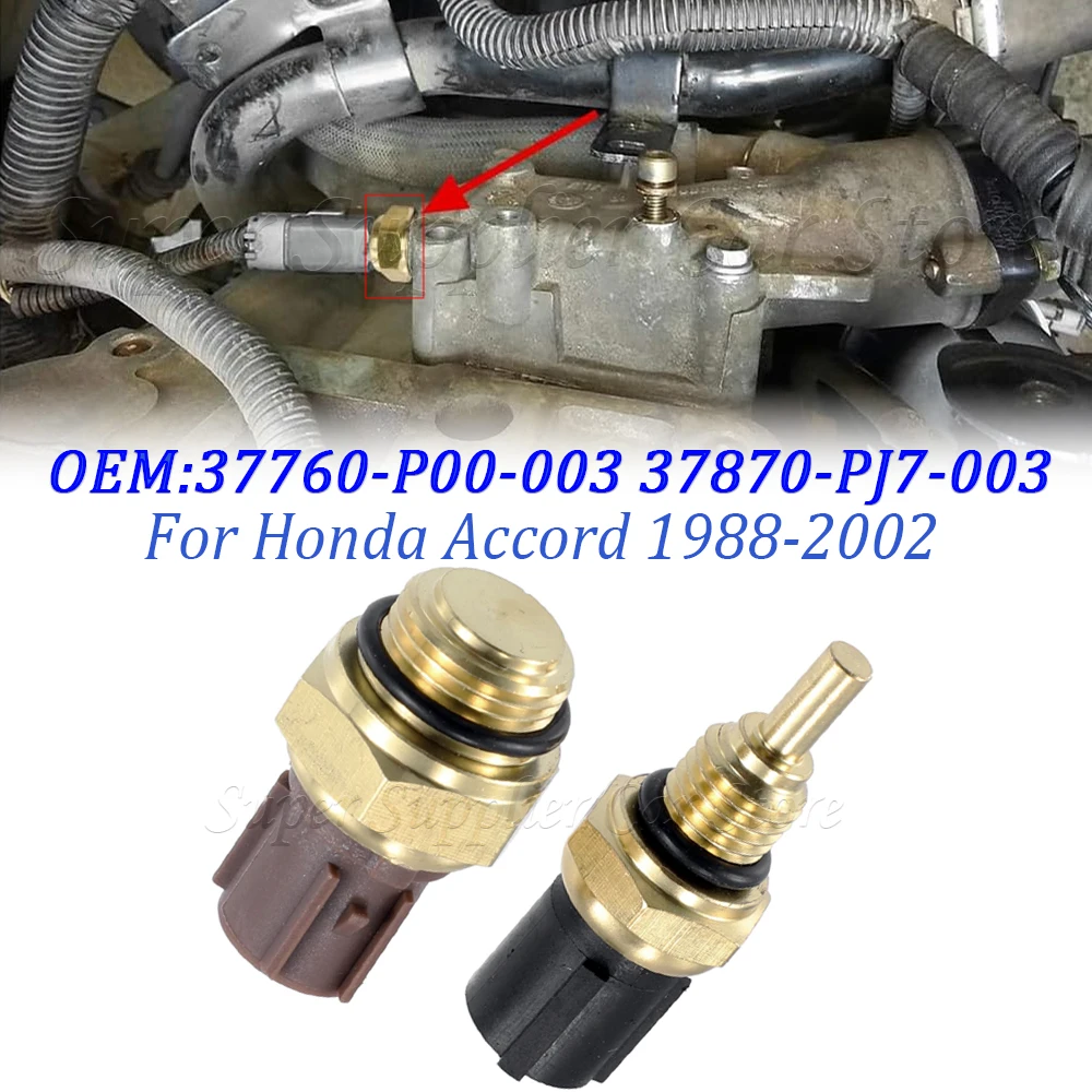 Датчик температуры охлаждающей жидкости двигателя автомобиля 37760-P00-003 37870-PJ7-003 Подходит для HONDA CR-V Civic ACURA ISUZU 1992-2006
Датчик температуры охлаждающей жидкости двигателя автомобиля 37760-P00-003 37870-PJ7-003 Подходит для HONDA CR-V Civic ACURA ISUZU 1992-2006