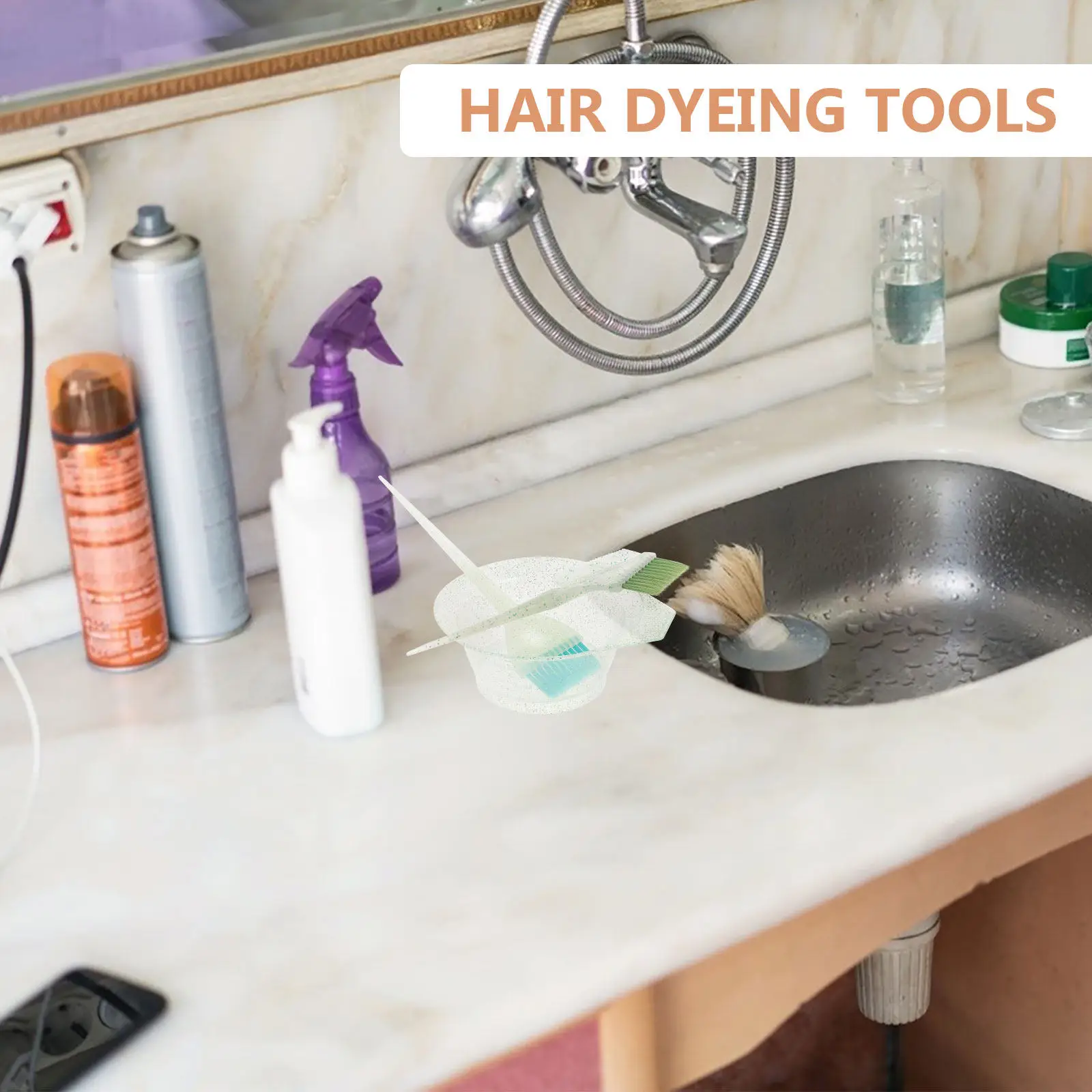 1Set Hair Coloring Brush and Dye Mixing Bowl Professional Salon Hair Dyeing Kit Highlighting Bleaching Application
1Set Hair Coloring Brush and Dye Mixing Bowl Professional Salon Hair Dyeing Kit Highlighting Bleaching Application