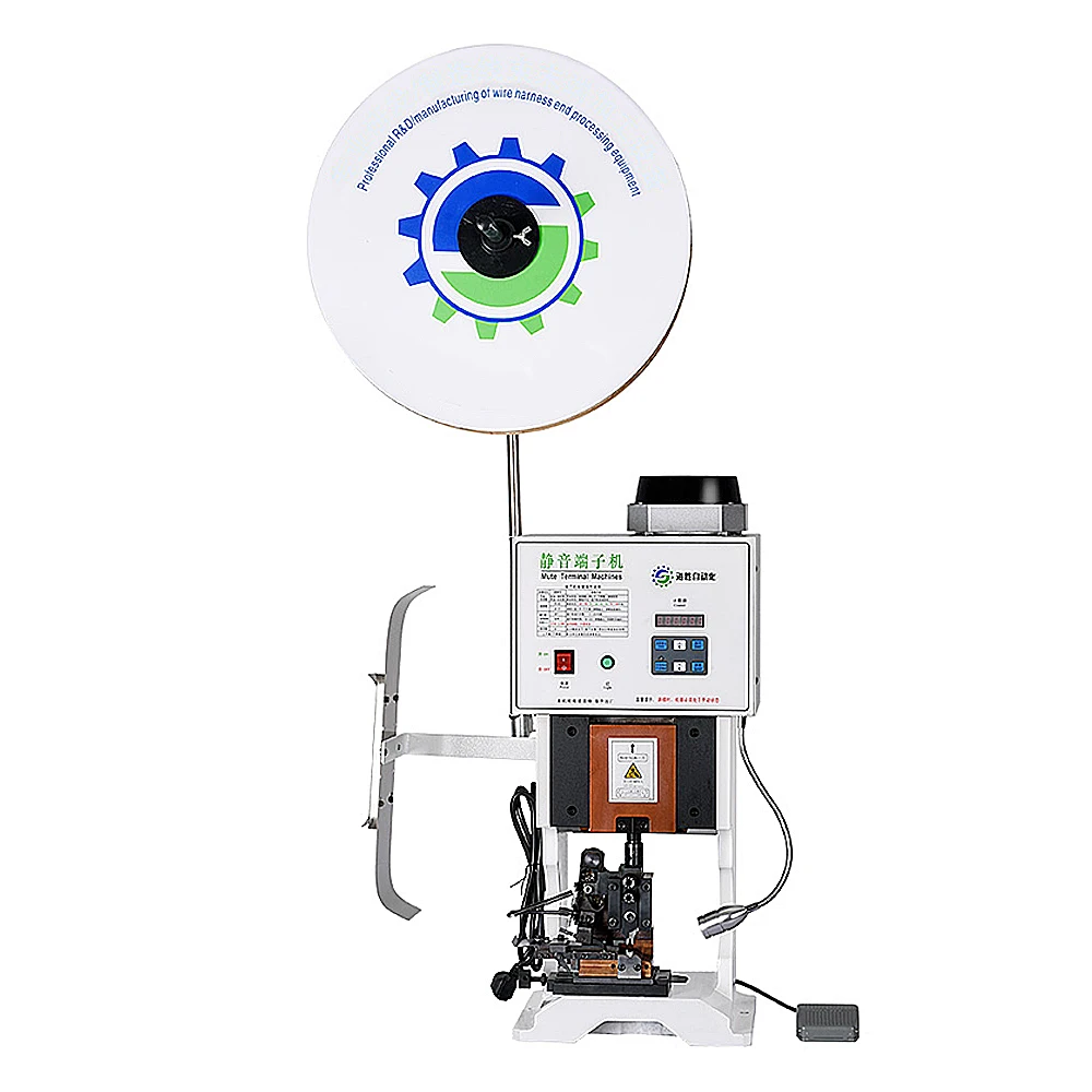 1100W Mute Industrial Machinery Low Noise 3T Silent Cable Terminal Crimping Machine Wire Harness Terminal Equipment Stripping
1100W Mute Industrial Machinery Low Noise 3T Silent Cable Terminal Crimping Machine Wire Harness Terminal Equipment Stripping