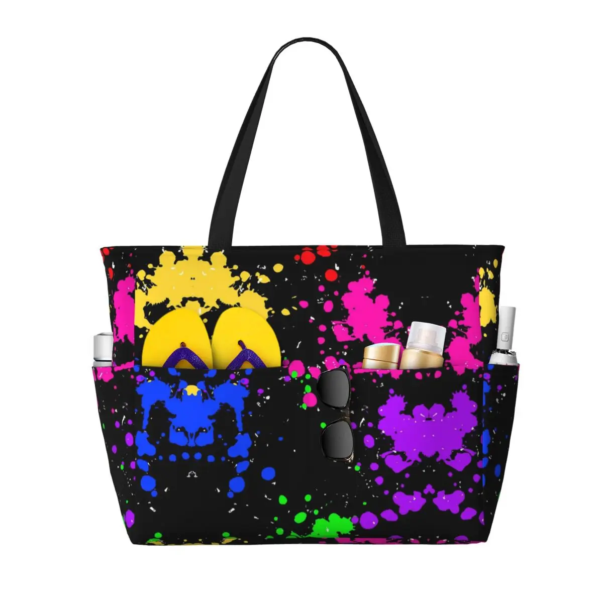 Colorful Graffiti Splatter Print Beach Tote Bag Sport Gym Yoga Duffle Large Tote Bag Women Travel Bag Fitness bag
Colorful Graffiti Splatter Print Beach Tote Bag Sport Gym Yoga Duffle Large Tote Bag Women Travel Bag Fitness bag