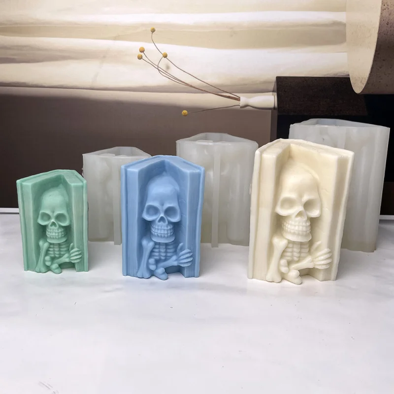 Halloween Horror Skull Book Candle Plaster AromatherapyDIYOrnament Silicone Mold8898
Halloween Horror Skull Book Candle Plaster AromatherapyDIYOrnament Silicone Mold8898
