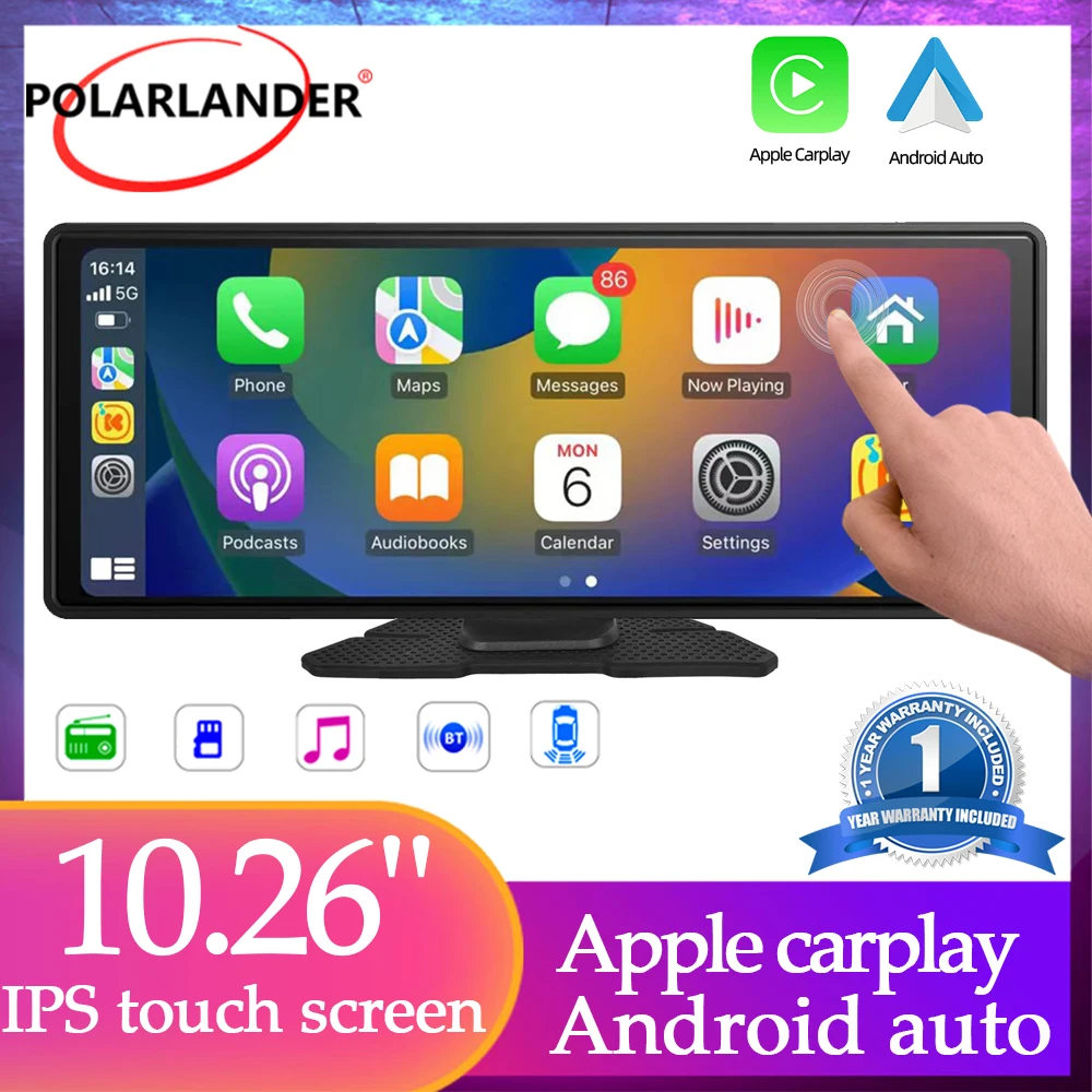 Car Radio 10.26" Wireless Carplay/Android Auto Navigation Touch Screen High-definition Large Screen Siri Bluetooth Mirror Link
Car Radio 10.26" Wireless Carplay/Android Auto Navigation Touch Screen High-definition Large Screen Siri Bluetooth Mirror Link