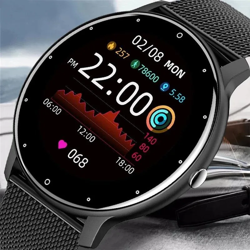 New smartwatch sports fitness watch heart rate, blood pressure, sleep monitoring Bluetooth call waterproof sports watch
New smartwatch sports fitness watch heart rate, blood pressure, sleep monitoring Bluetooth call waterproof sports watch
