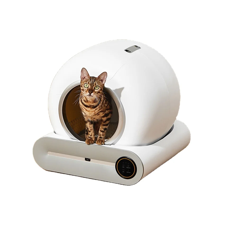 Automatic Cat Litter Box With APP Control Odor Removal Safety Protection For Multiple Cats
Automatic Cat Litter Box With APP Control Odor Removal Safety Protection For Multiple Cats
