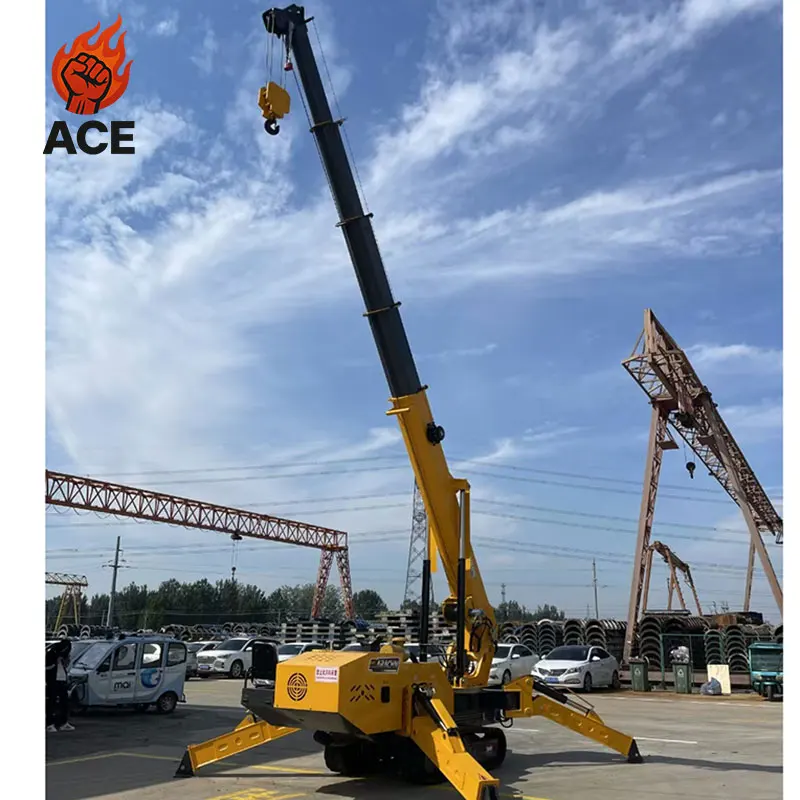 Ce Epa Euro 5 Diesel Spider Crane mini spider crane 5 ton Crawler Mini Spider Crane 3 ton with man basket and jib
Ce Epa Euro 5 Diesel Spider Crane mini spider crane 5 ton Crawler Mini Spider Crane 3 ton with man basket and jib